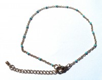 BRACELET DE CHEVILLE  TURQUOISE